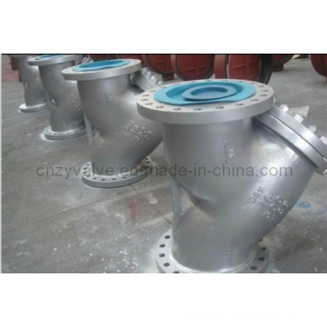 Casting Steel Wcb Y-Type Strainer Flange Strainer